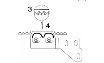 雙開(kāi)玻璃自動(dòng)門皮帶安裝說(shuō)明